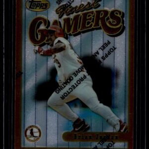 1996 Topps Finest - Brian Jordan #28 St. Louis Cardinals