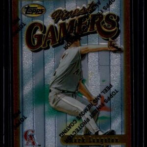 1996 Topps Finest - Mark Langston #114 California Angels