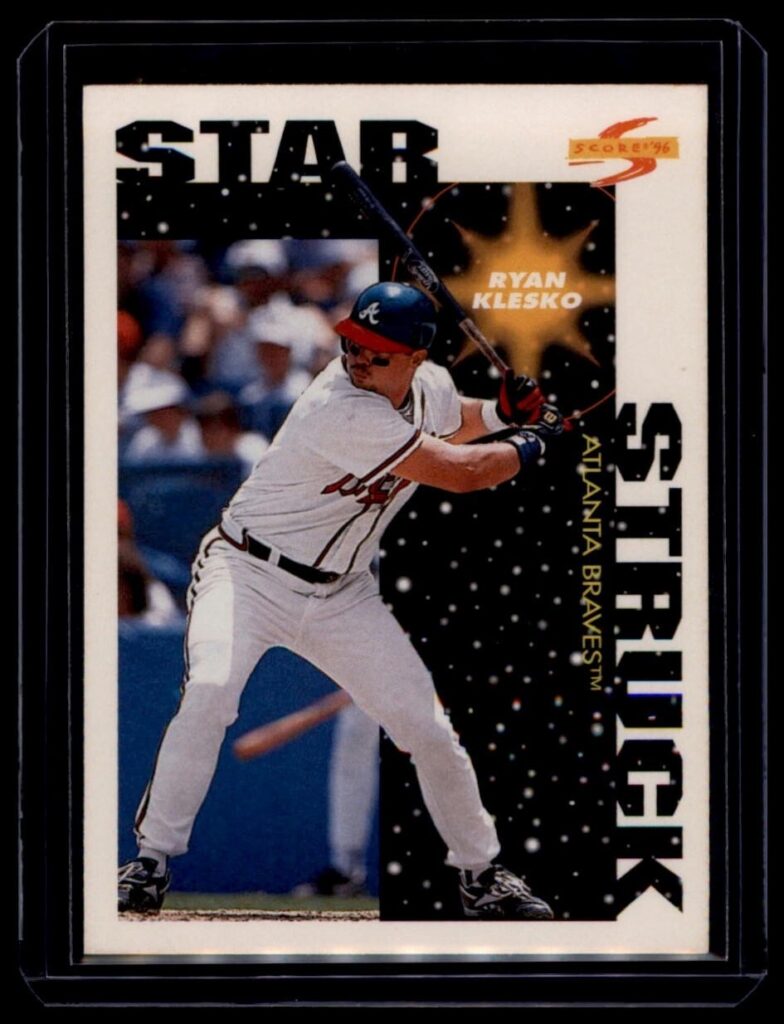 1996 Score - Star Struck Ryan Klesko #368 Atlanta Braves