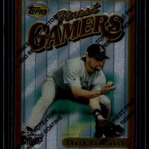 1996 Topps Finest - Chuck Knoblauch #49 Minnesota Twins