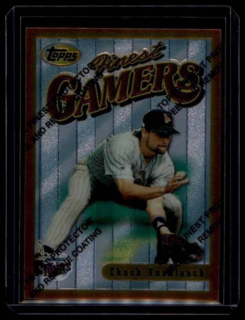 1996 Topps Finest - Chuck Knoblauch #49 Minnesota Twins