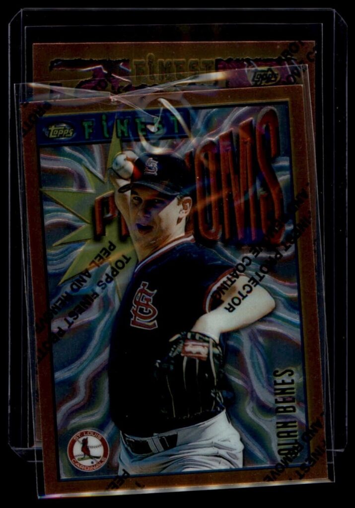 1996 Topps Finest - Alan Benes #76 St. Louis Cardinals