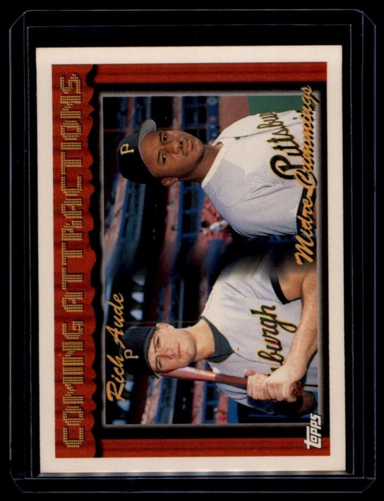 1994 Topps #787 Rich Aude / Midre Cummings Pittsburgh Pirates Rookie RC CA