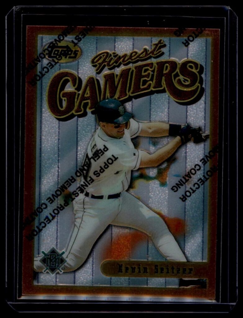 1996 Topps Finest - Kevin Seitzer #70 Milwaukee Brewers