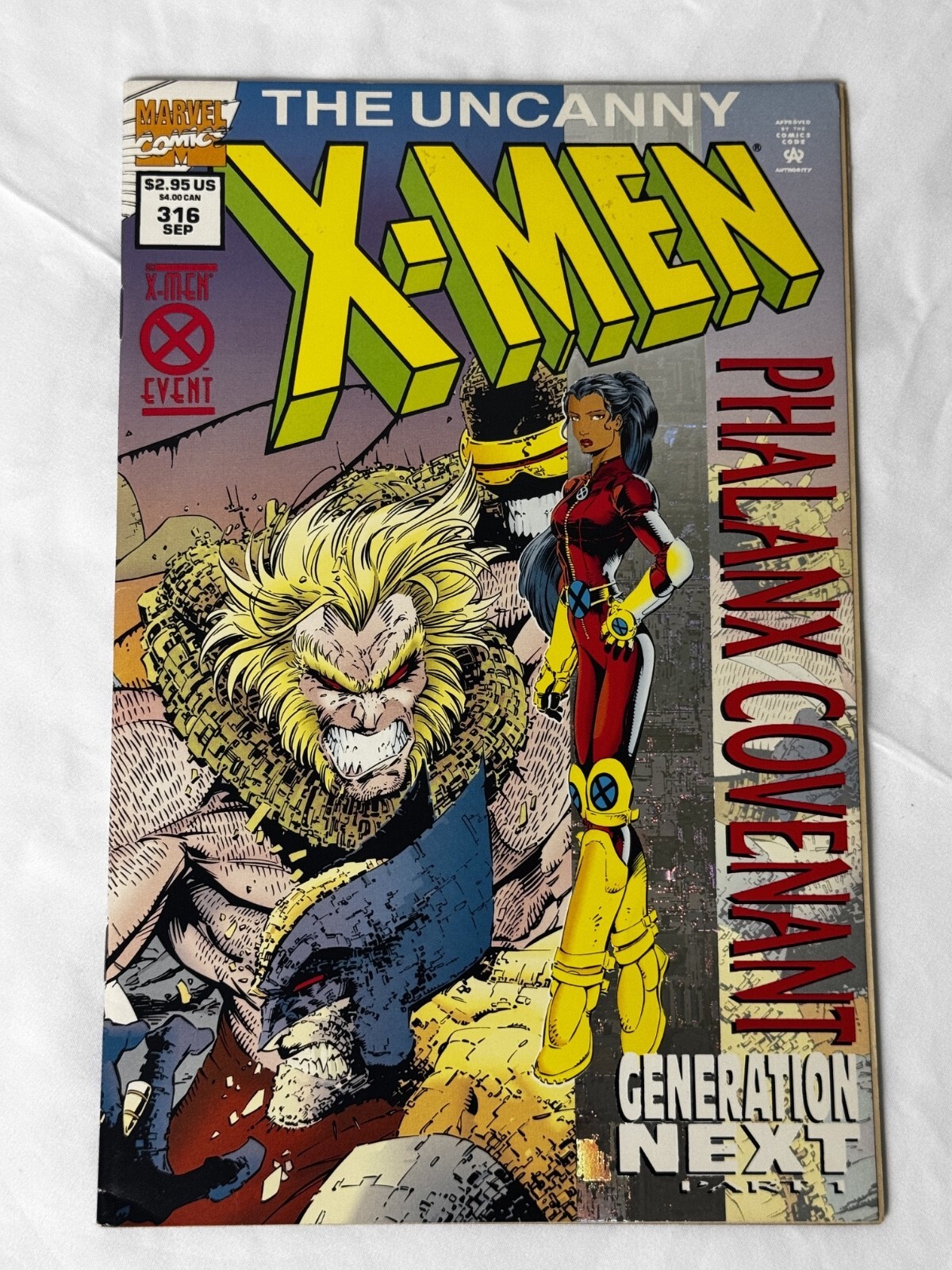 Uncanny X-Men #316b Vol. 1 1994 Marvel Comics Variant High Grade