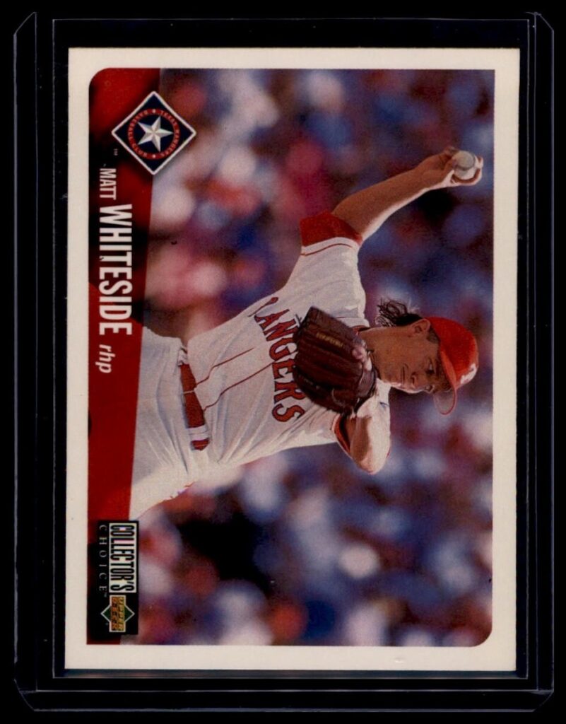 1996 Upper Deck Collector's Choice - Matt Whiteside #736  Texas Rangers