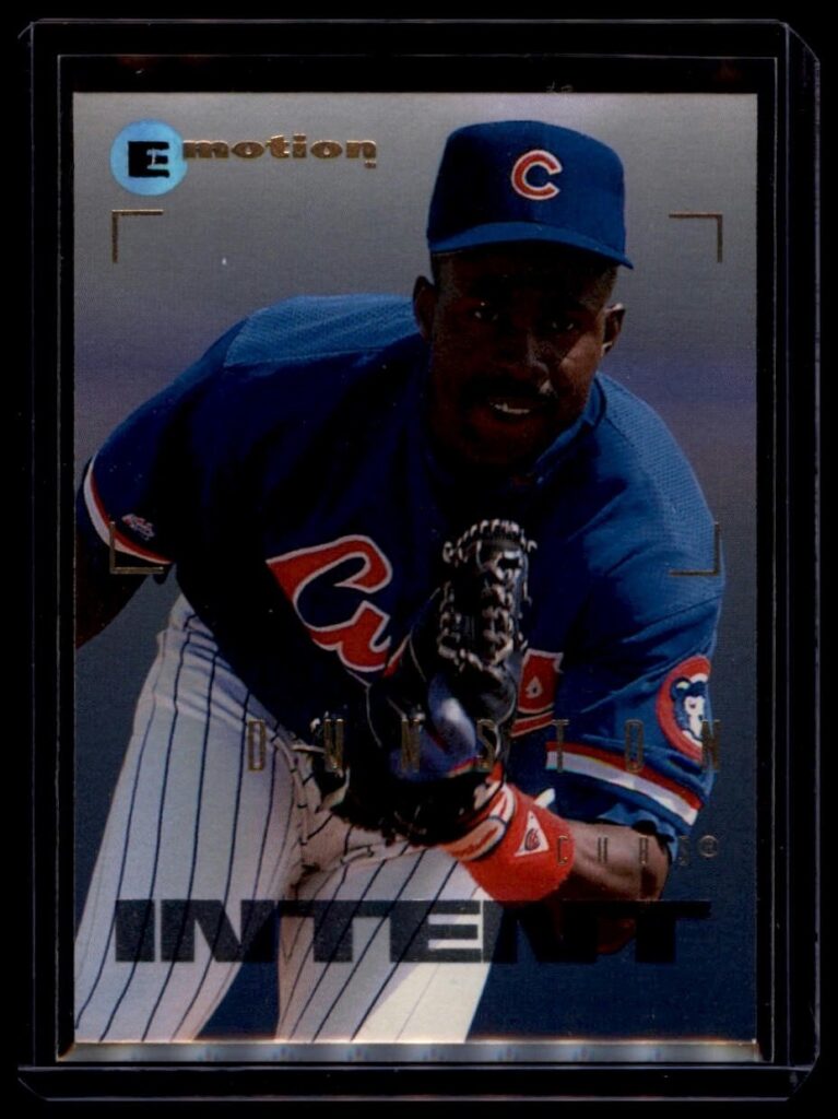 1995 SkyBox E-Motion #109 Shawon Dunston Chicago Cubs