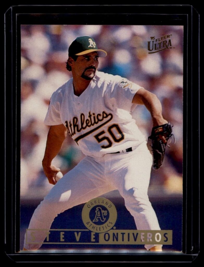 1995 Fleer Ultra - Steve Ontiveros #320 Oakland Athletics