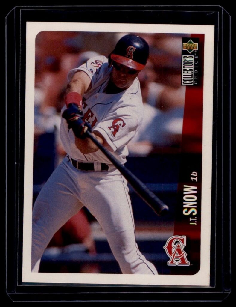 1996 Upper Deck Collector's Choice - J.T. Snow #489 California Angels