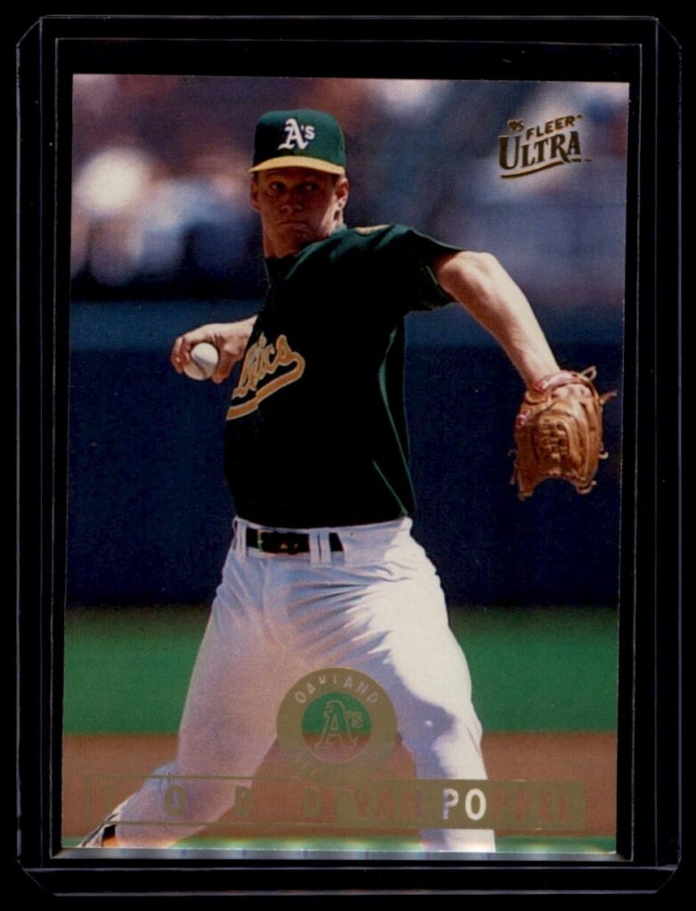 1995 Fleer Ultra - Todd Van Poppel #322 Oakland Athletics
