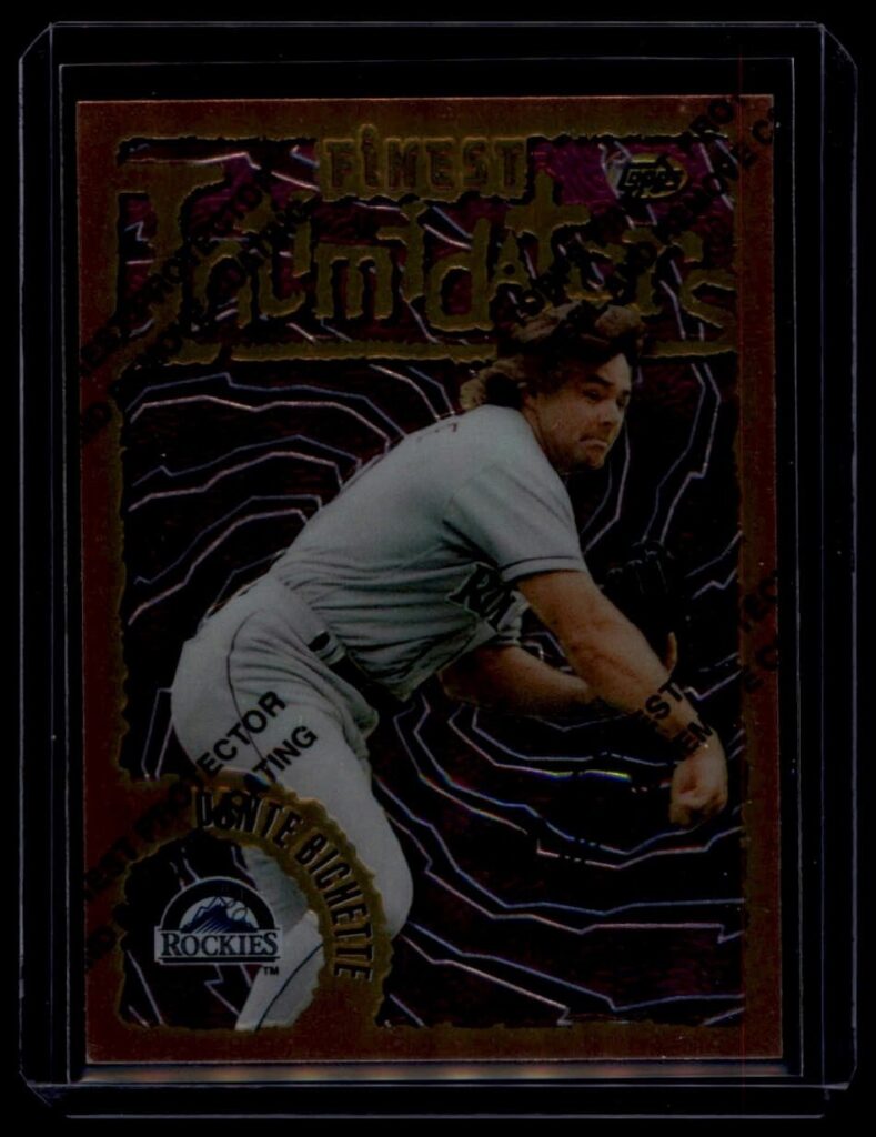 1996 Topps Finest - Dante Bichette #126 Colorado Rockies