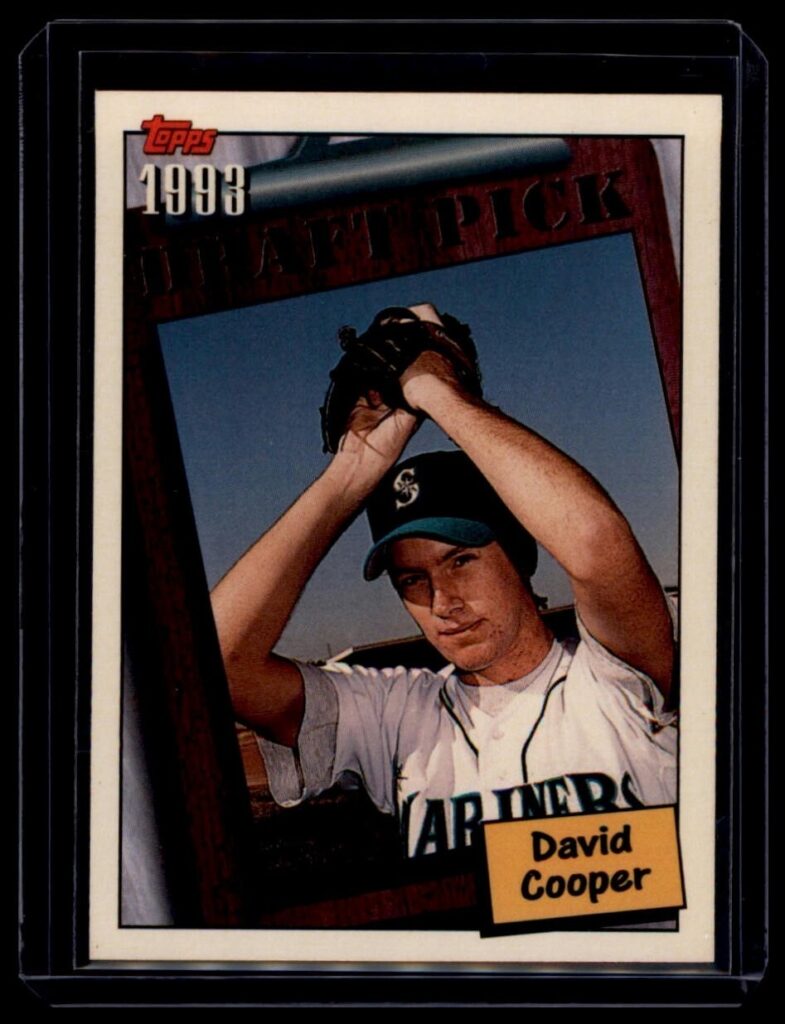 1994 Topps - David Cooper #761 (RC) Seattle Mariners Rookie