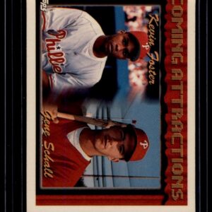 1994 Topps - Coming Attractions Kevin Foster, Gene Schall #786 (RC) Philadelphia