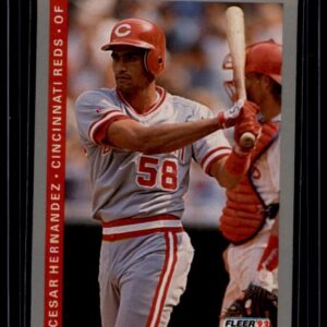 1993 Fleer - Cesar Hernandez #392 Cincinnati Reds