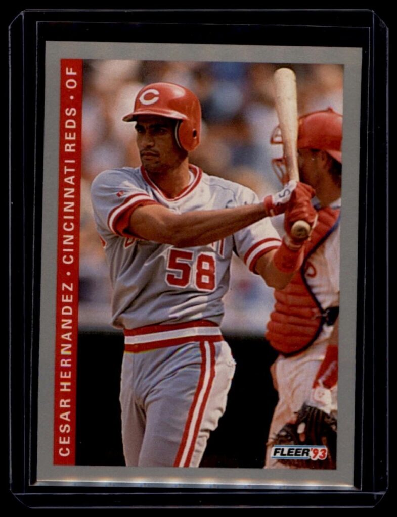 1993 Fleer - Cesar Hernandez #392 Cincinnati Reds