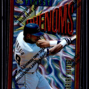 1996 Topps Finest - Brian Hunter #75 Houston Astros