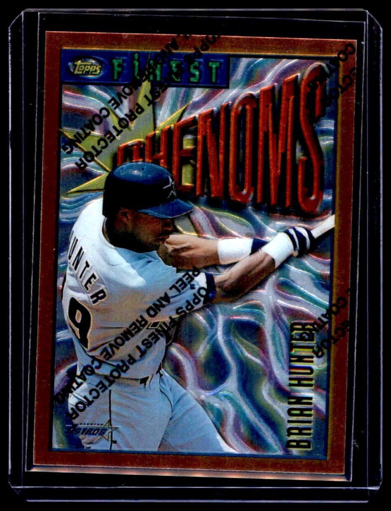 1996 Topps Finest - Brian Hunter #75 Houston Astros