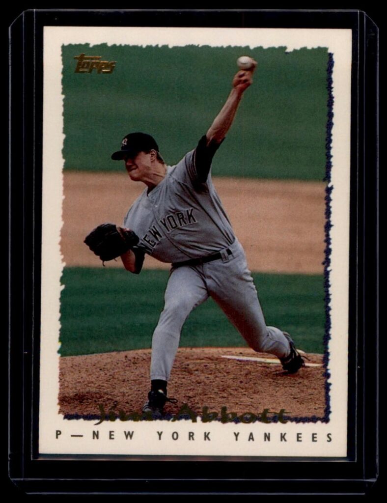 1995 Topps Jim Abbott #60 New York Yankees