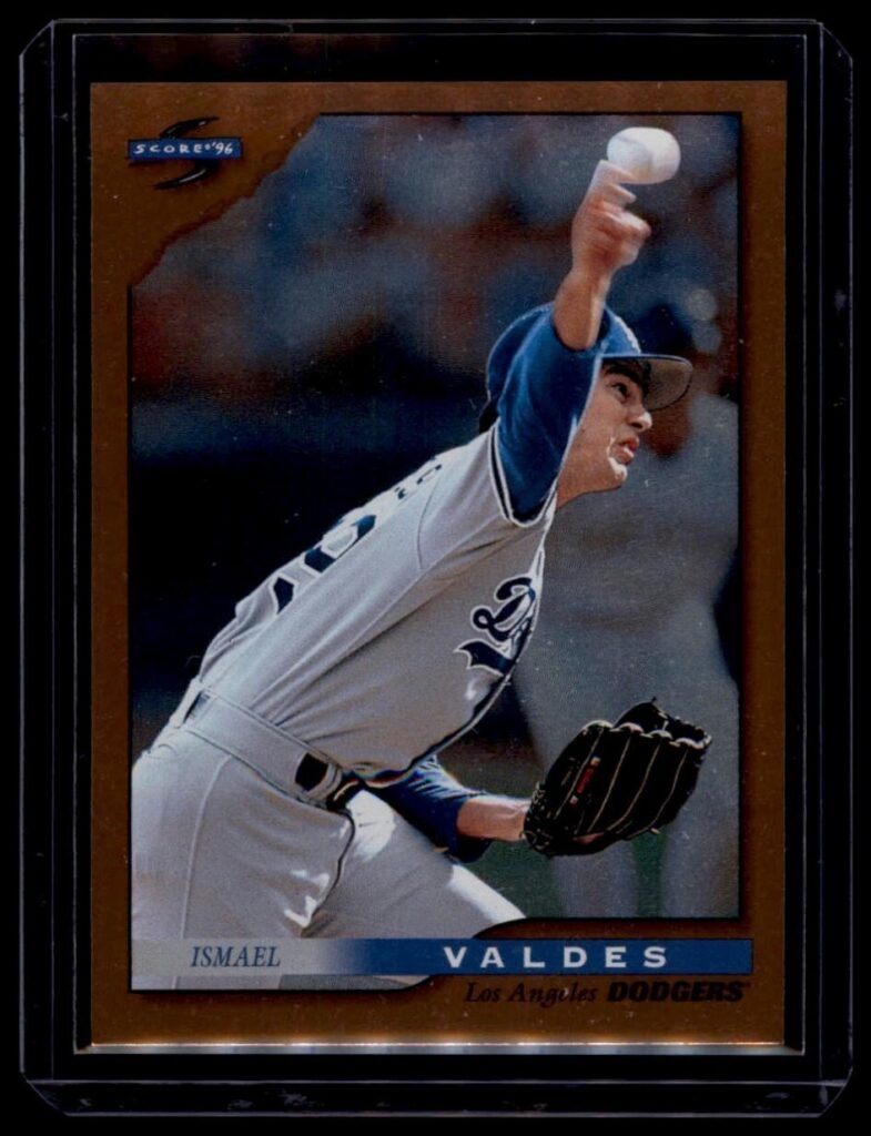 1996 Score Dugout Collection Artist's Proofs #86 Ismael Valdes Los Angeles Dodge