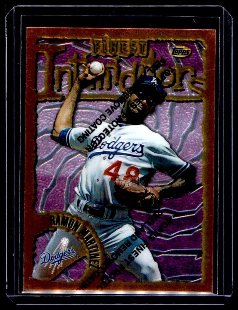 1996 Topps Finest - Ramon Martinez #71  Los Angeles Dodgers