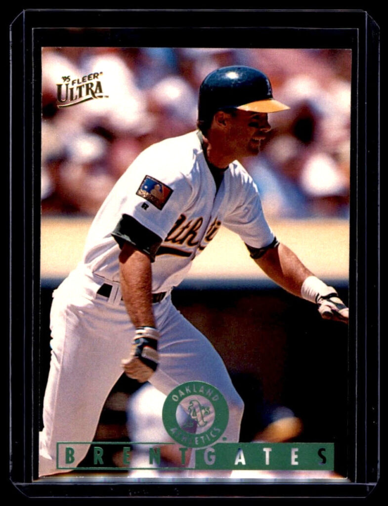 1995 Fleer Ultra - Brent Gates #317 Oakland Athletics