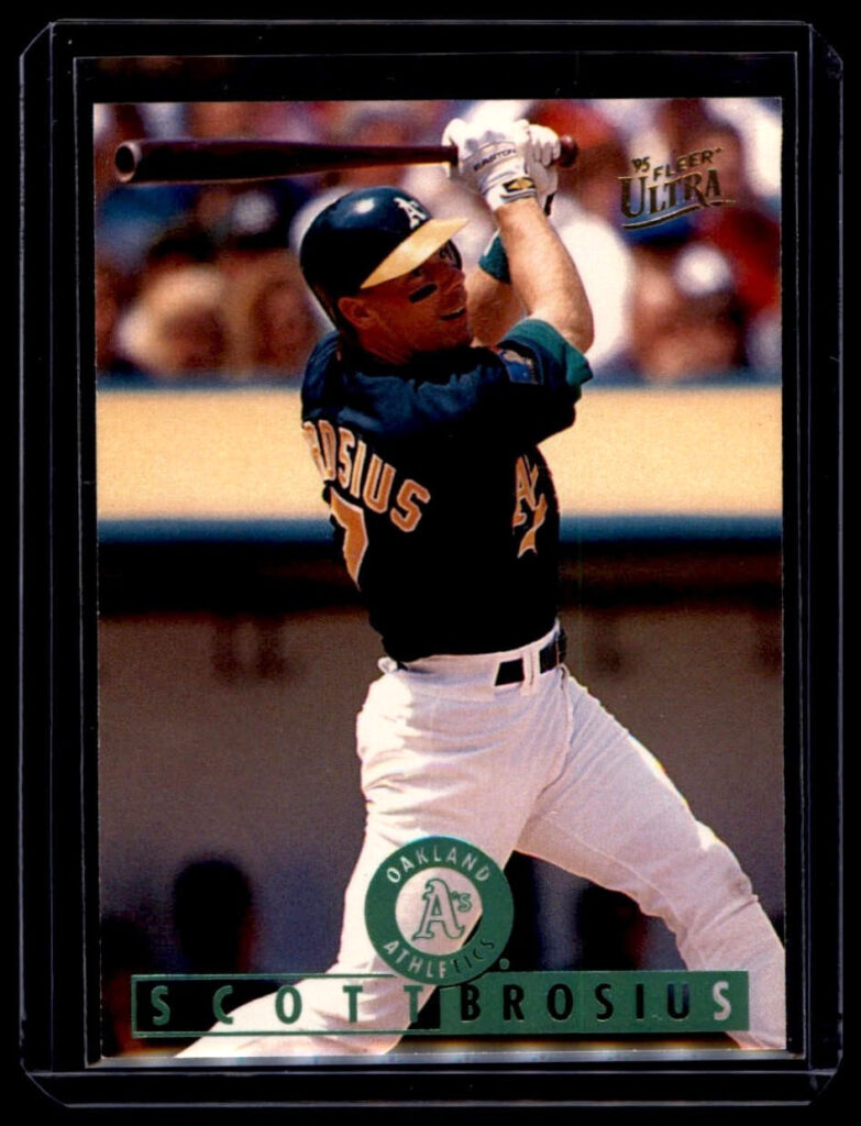 1995 Fleer Ultra - Scott Brosius #315 Oakland Athletics