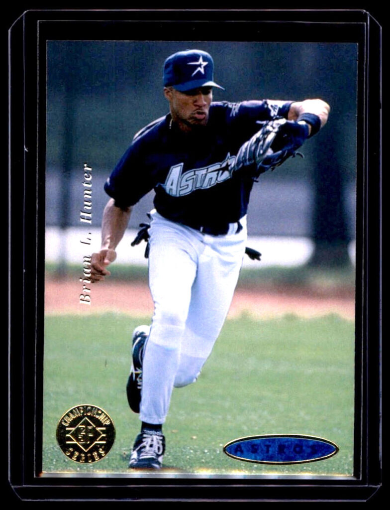 1995 SP Championship Series - Brian Hunter #53 Houston Astros Baseball Card