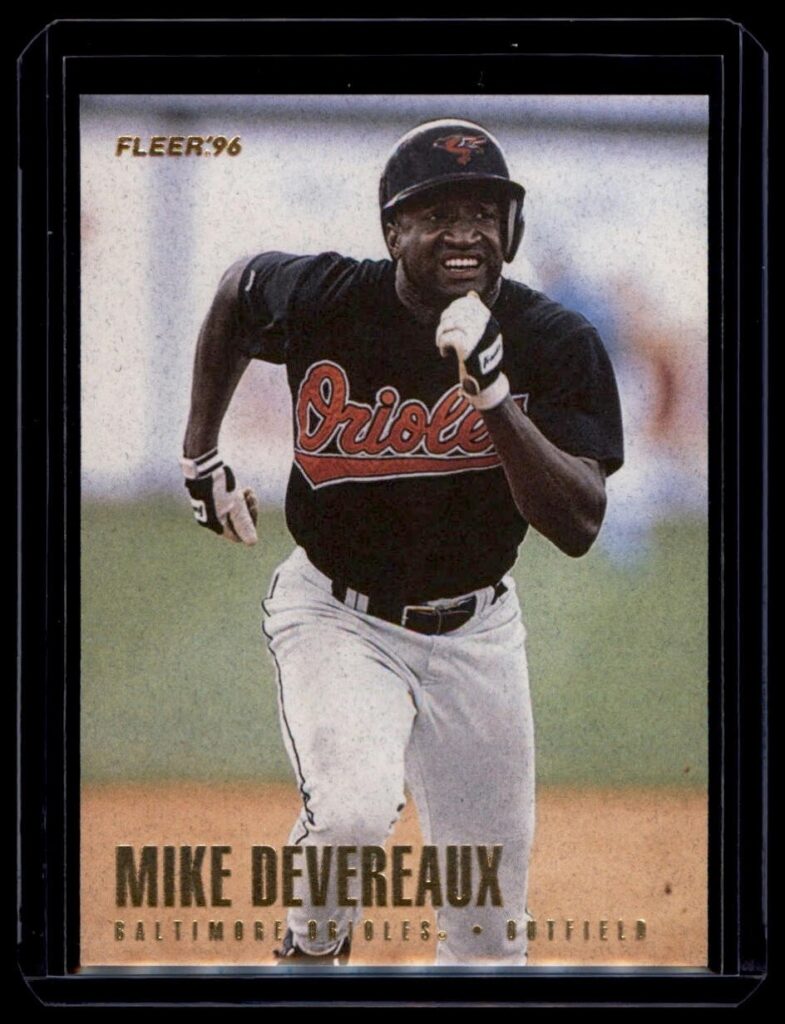 1996 Fleer/Skybox Update Baseball Card #U2 Mike Devereaux Baltimore Orioles