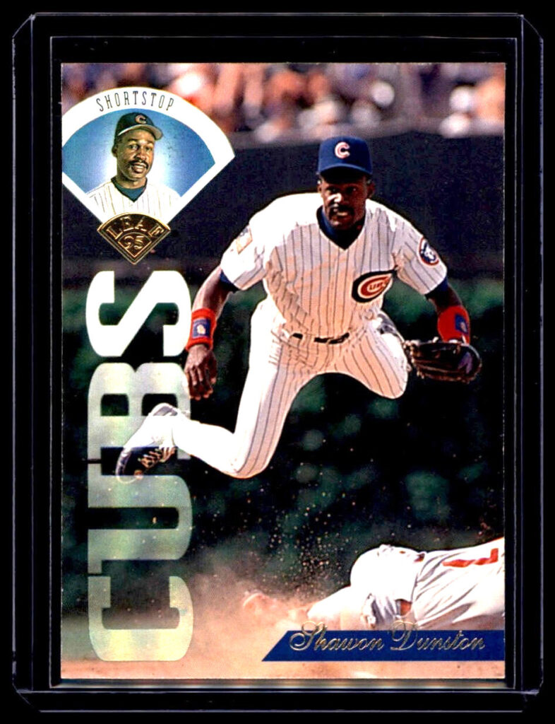 1995 Leaf Baseball Card #30 Shawon Dunston Chicago Cubs