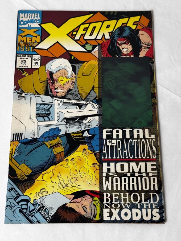 X-Force #25 Variant Marvel Comics August 1993 Rare Green Holo Foil NM