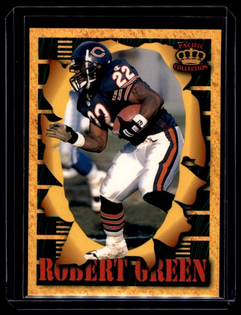1996 Pacific Collection smash mouth football #SM31 Robert Green Chicago Bears