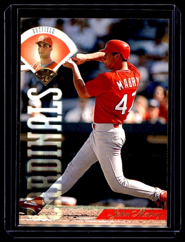 1995 Leaf - John Mabry #6 St. Louis Cardinals