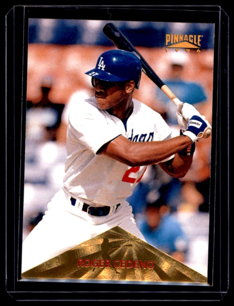 1996 Pinnacle - Roger Cedeno #176 Los Angeles Dodgers