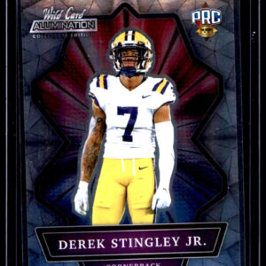 2021 Derek Stingley Jr. Wild Card Alumination NIL Rookie ANBC-19