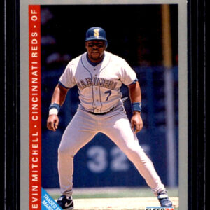 1993 Fleer Baseball Card #396 Kevin Mitchell Seattle Mariners