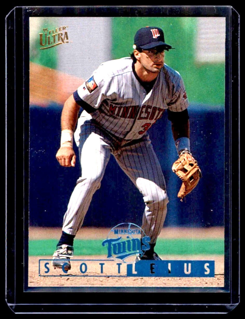 1995 Fleer Ultra - Scott Leius #74 Minnesota Twins