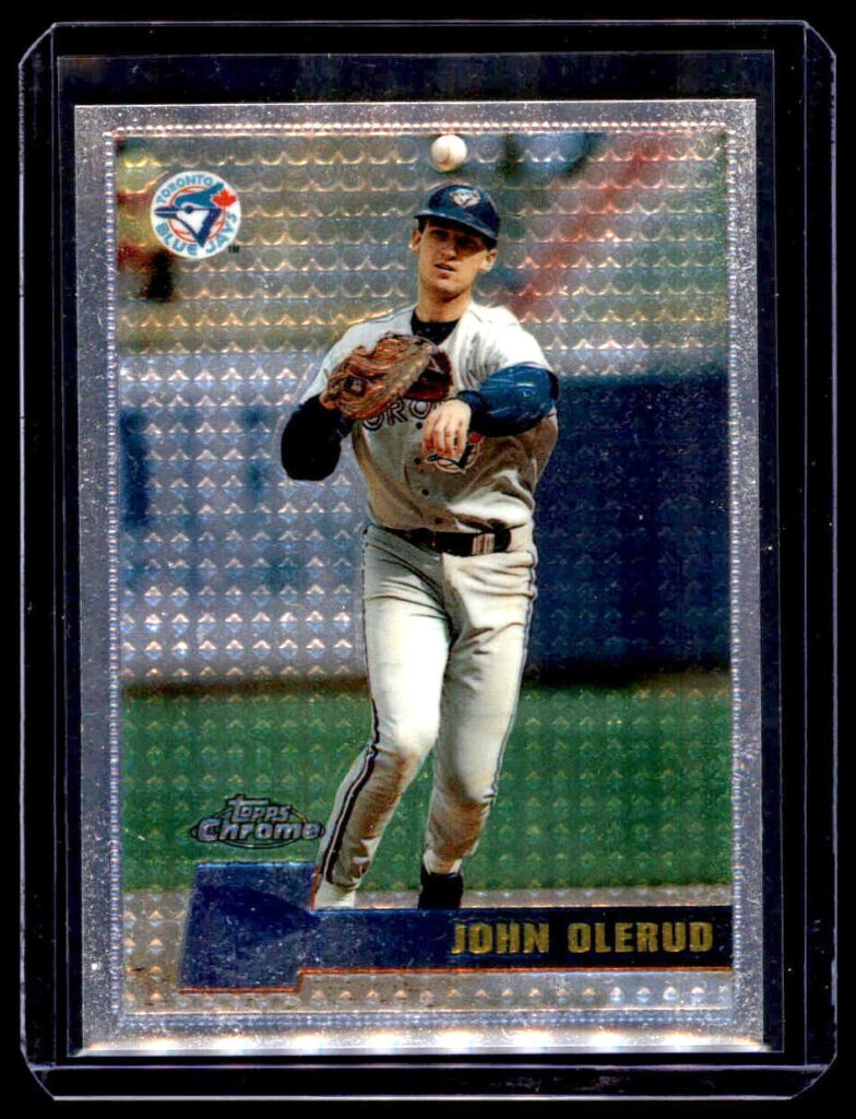 1996 Topps Chrome - John Olerud #106 Toronto Blue Jays