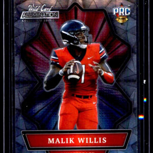 2021 Wild Card Alumination NIL #ANBC-55 Malik Willis PRC Liberty Flames