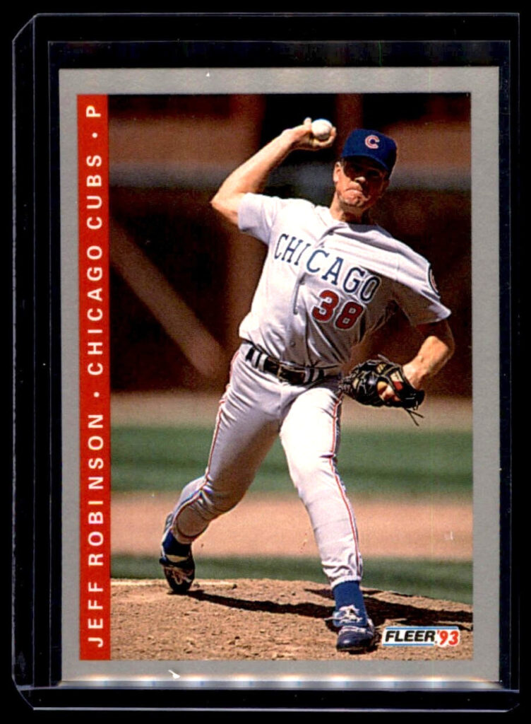 1993 Fleer - Jeff Robinson #382 Chicago Cubs