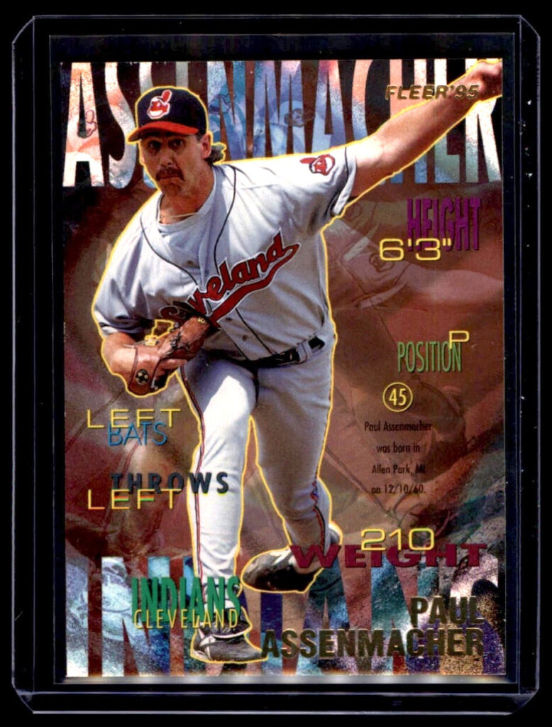 1995 Fleer - Paul Assenmacher #110 Cleveland Indians