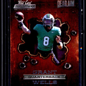 2021 Wild Card Alumination NIL #ANDA-11 Grant Wells Dead Aim