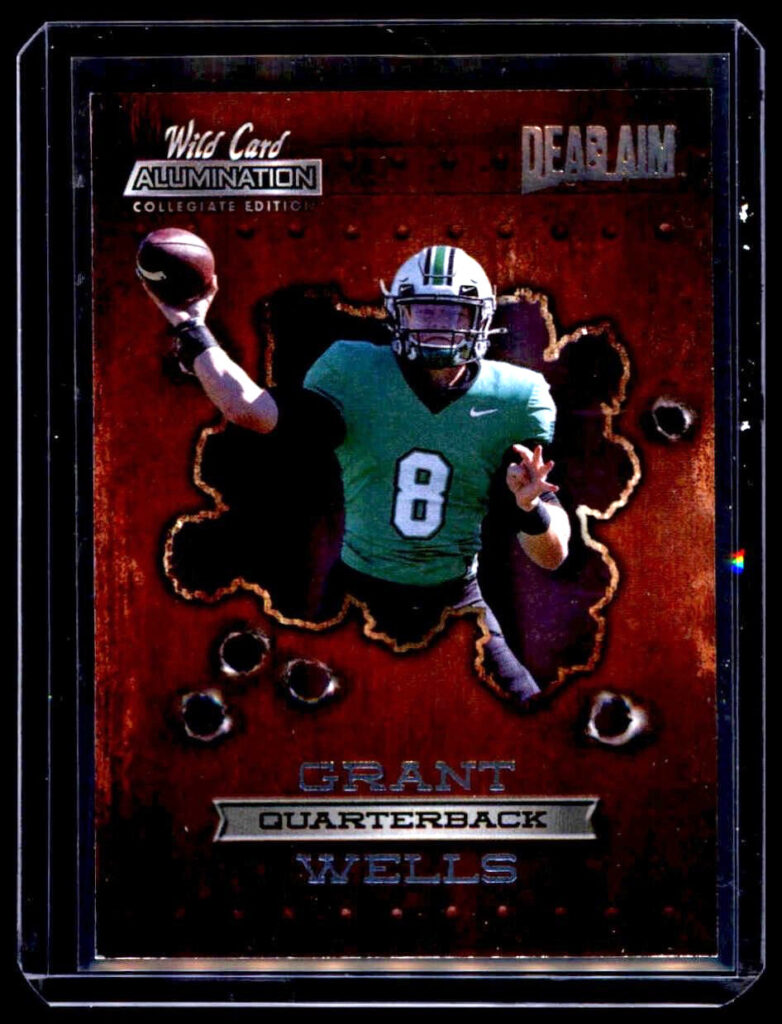 2021 Wild Card Alumination NIL #ANDA-11 Grant Wells Dead Aim