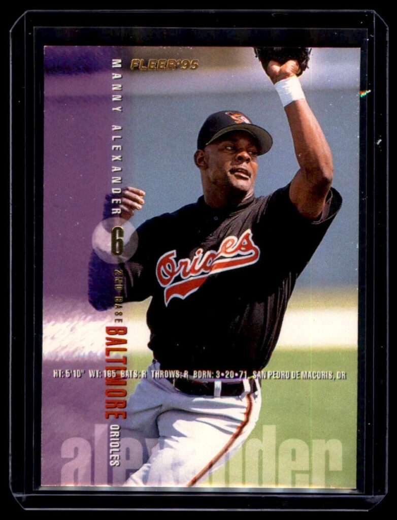 1995 Fleer Update - Manny Alexander #U-1 Baltimore Orioles