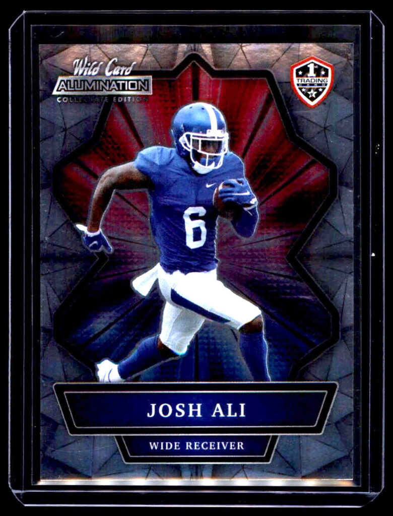 2021 Wild Card Alumination NIL Football Josh Ali #ANBC-42 Kentucky Wildcats