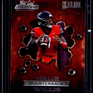 2021 Wild Card Alumination NIL Collegiate Edition - Dead Aim Malik Willis (RC)