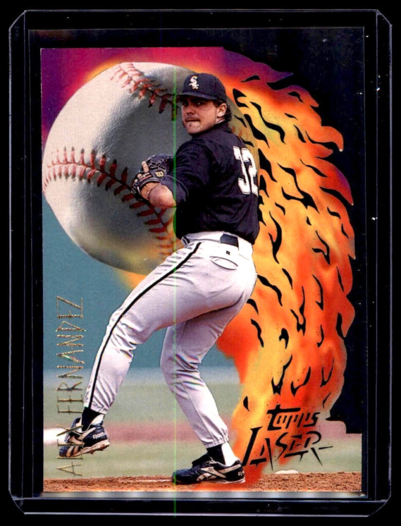 1996 Topps Laser # 117 Alex Fernandez Card Chicago White Sox