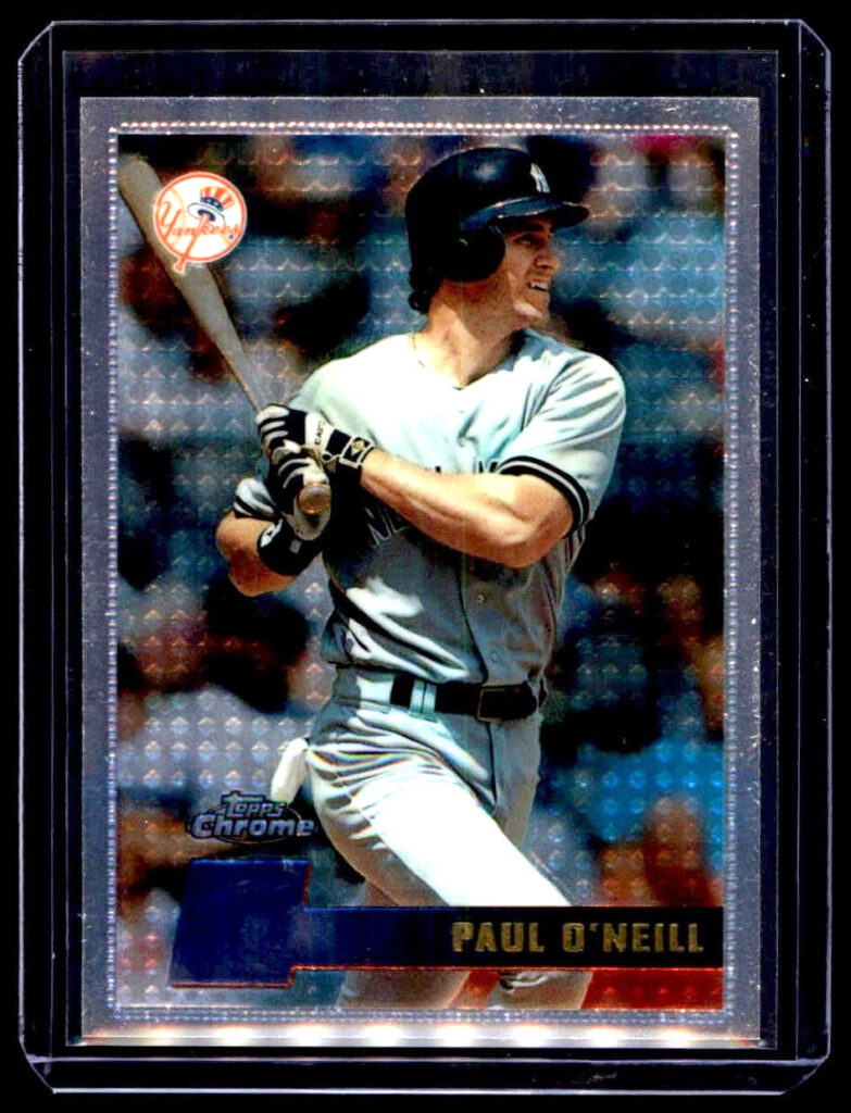 1996 Topps Chrome Baseball #114 - Paul O'Neill - New York Yankees