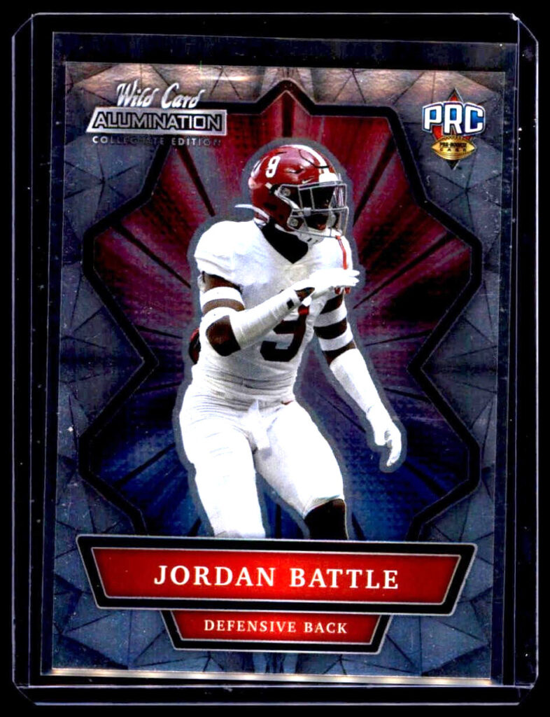 2021 Wild Card Alumination NIL #ANBC-41 Jordan Battle Alabama Crimson Tide