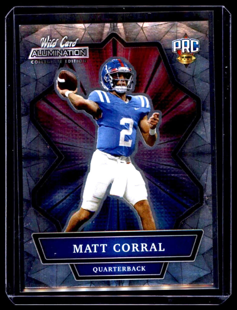 2021 Wild Card Alumination NIL Collegiate Edition Matt Corral Rookie #ANBC-57