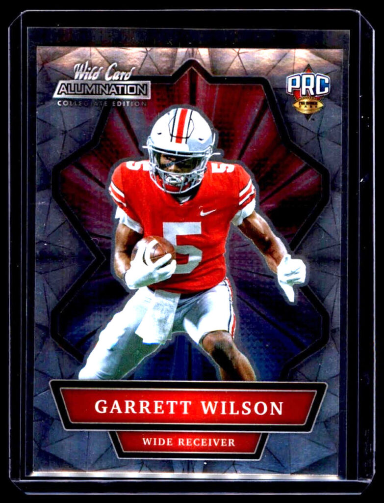 2021 Wild Card Alumination NIL #ANBC-25 Garrett Wilson Rookie Buckeyes